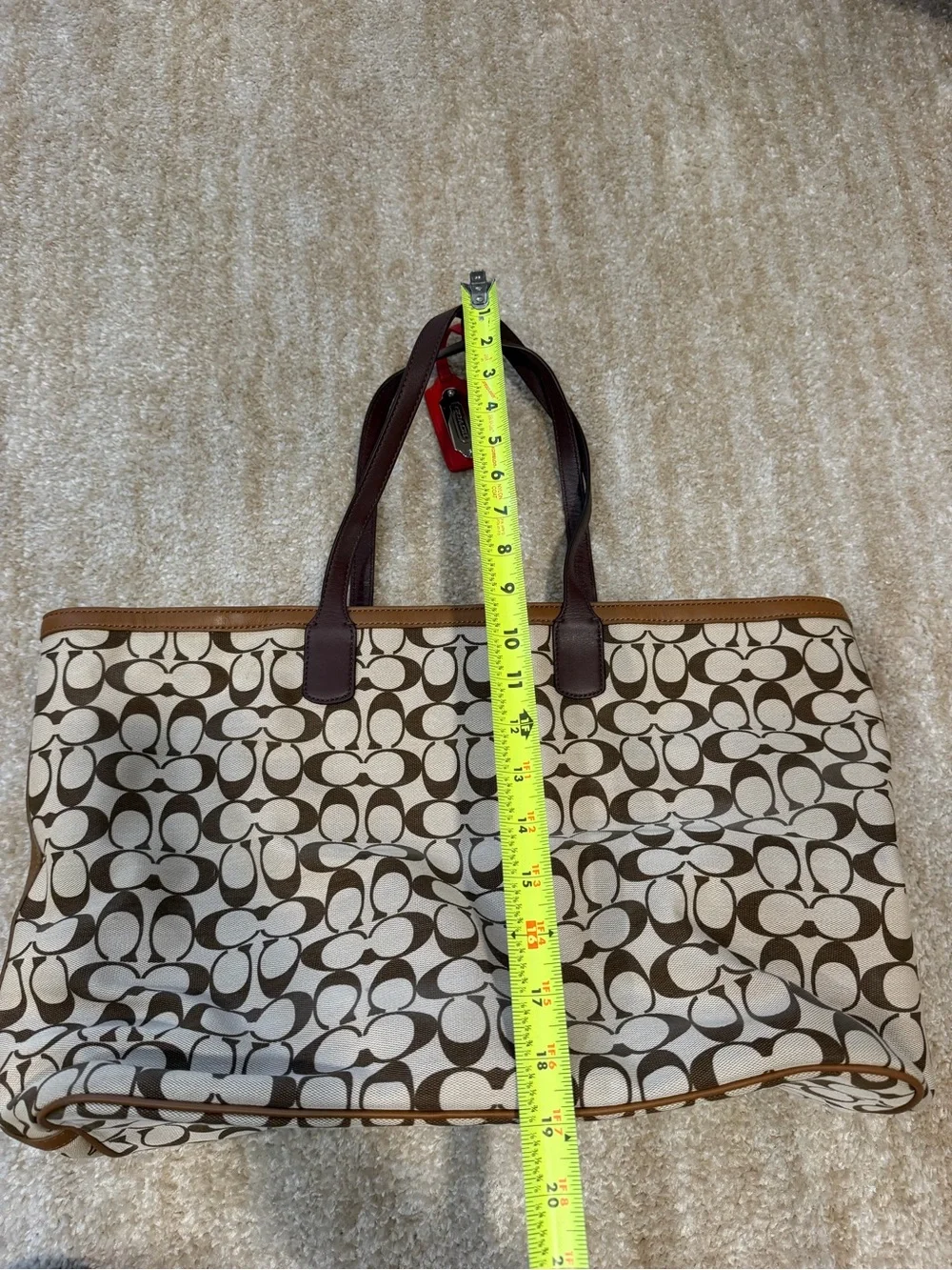 Coach spacious tote
